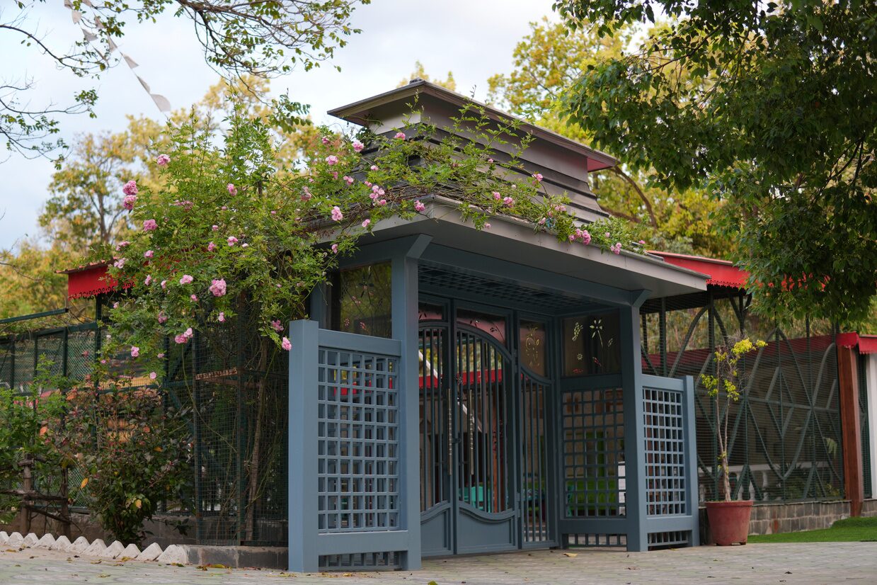 The entrance to Joy of Evergreen