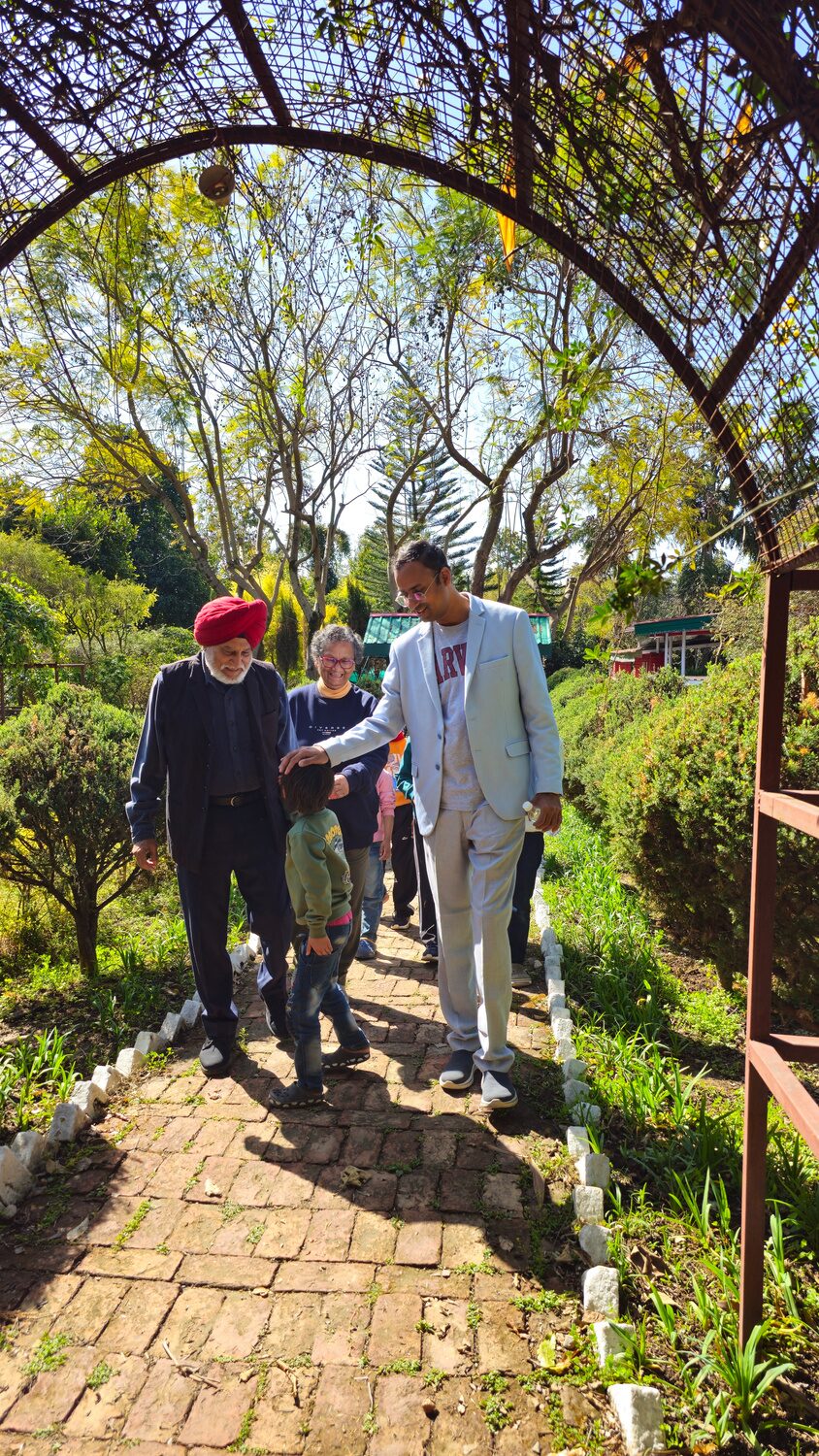 A garden pathway at Joy of Evergreen